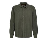 Eight 2 Nine Herren Cordhemd, Langarm Hemd aus Feincord Dark-Green L