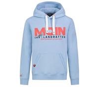Eight 2 Nine Herren Hoodie Kapuzen-Sweatshirt Statement Hoody Maritim Moin Ihr Landratten LETN-108 Chambray Blue XL