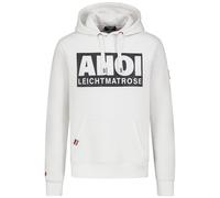 Eight 2 Nine Herren Hoodie mit Meer Print, Kapuze, Kängurutaschen White XL