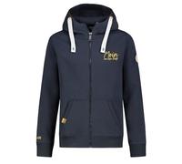 Eight 2 Nine Herren Kapuzen-Sweatjacke Zip-Hoodie Statement Maritim Moin von der Küste LETN-107 Navy XL