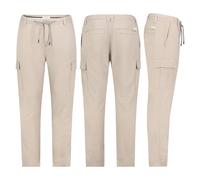 Eight 2 Nine Herren Leinen Hose Leinenhose Regular Freizeithose Sommer Hose sehr leicht und angenehm, Hosengröße:W30, Farbe:Cargo-Light Sand