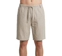 Eight 2 Nine Herren Shorts Melange Optik Leinenmix Sommerhose Kurze Hose beige M