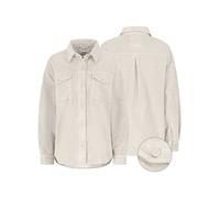Eight 2 Nine Damen Cord Hemdjacke - Lässige Cordjacke mit Knopfleiste Light-beige M