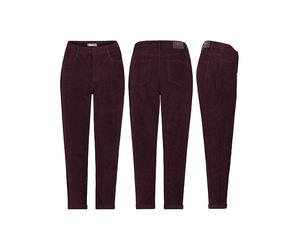 Eight2Nine Cordhose - Mom fit - in Bordeaux - Größe S | Damenhosen