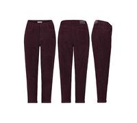 Eight2Nine Cordhose - Mom fit - in Bordeaux - Größe XS | Damenhosen