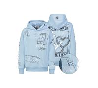 Authentic Style - RE9CIFN3ZWF0c2hpcnQgSG9vZHk= chambray blue - Gr. - M