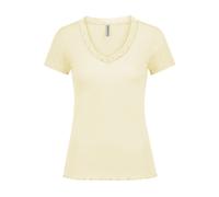 Eight2Nine T-SHIRT WITH LACE T-Shirt gelb in M