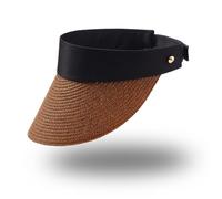 Eigso Damen Schirmmütze Reisenhut Strandhut Sonnenhut für Frau Bambus Visor Caps