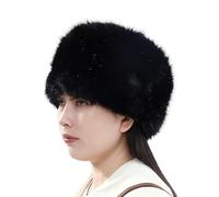 Eigso Frauen Winter Kunstpelzmütze für kalten Winter Fuzzy Fluffy Earwarmer Bucket Hat für Frau Ohrenschützer Russische Hüte