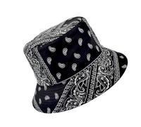 Eigso Unisex Cashew Blumen Stempel Eimer Hut für Frauen Männer Classic Vintage Sommer Baumwolle Fischer Hut für Frau Mann