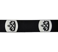 Hosenträger mit Zunftzeichen, 36 mm breit, Leder-Rückenteil (120 cm, Zimmermann)