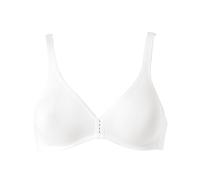 Bügelloser BH TRIUMPH "Eileen N", Damen, Gr. 85, Cup A, weiß, Jersey, Obermaterial: 82% Baumwolle, 18% Elasthan, unifarben, Basic, BHs BH Soft-BH Bügelloser-BH, mit nahtlos vorgeformten Cups (39642148