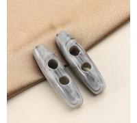 EILJSF 10 Stück 31/39 mm ovale Hornknöpfe Knebelknöpfe für Strickjacken olivgrüne Knöpfe Kunstharz-Knebelknöpfe zum Stricken