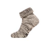 Ein Paar ABS Extra Dicke Wollsocken Damen Herren Uni Design Skandinavische Socken Kuschelsocken 63% Wolle Dicke Hyggelig Warm | Anthrazit Gr. 39-42