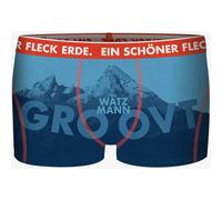Ein schöner Fleck Erde - Der Watzmann Groovt - Unterhose, Gr. M, blau (Himmelblau)