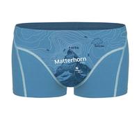 EIN SCHÖNER FLECK ERDE Herren Boxershorts - Shorts, Print, Bio-Baumwolle Matterhorn (Himmelblau) S