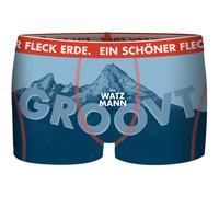 Ein schöner Fleck Erde Boxershorts DER Watzmann Groovt Hellblau blau M