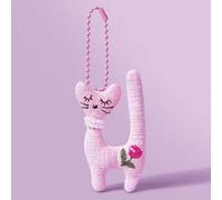 Ein süßes rosa Tier Taschen Anhänger Taschenzubehör, Teddy Bär Kaninchen Anhänger Schlüsselanhänger, süßer und niedlicher Schlüsselanhänger Reise Tasc