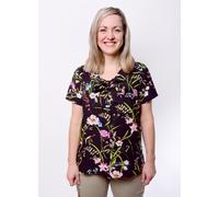 einfach Schön Bluse Cloe Schluppe tropical Schwarz 34