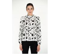 einfach Schön Bluse Karla schwarz-weiß Weiß 40