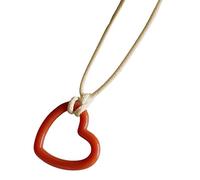 Einfache hohle Herz Anhänger Halskette, modischer Kragen, Schlüsselbeinkette, süße Halsband Halskette, Statement Schmuck, niedlicher Acryl Stern Anhänger Halsband für Frauen, einfacher Halsband