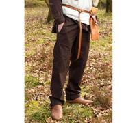 Einfache Markt-Mittelalter Hose aus Baumwolle, braun