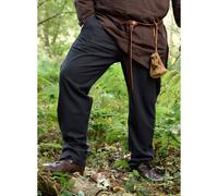 Einfache Mittelalter-Hose Hagen, schwarz S