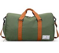 Einfache und große Kapazität Kurzstrecken-Reisetasche, Segeltuch, große Kapazität, wasserabweisend, Mehrzweck-Turnbeutel, Armeegrün