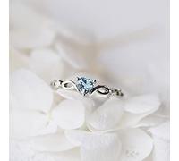 Einfacher Herzring für Frauen weibliche süße Fingerringe Romantisches Geburtstagsgeschenk für Freundin Mode Zirkon Stein Schmuck