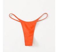 Einfacher String-Bikini-Badehosenboden für den Sommer am Strand, Badeanzug