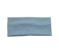 Einfaches, einfarbiges, gestricktes breites Stirnband for Damen, Sport-Ohrschutz, vertikaler Ohrenwärmer, Winter-Stirnband, gestreifte Haarbänder(Blue)