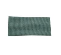 Einfaches, einfarbiges, gestricktes breites Stirnband for Damen, Sport-Ohrschutz, vertikaler Ohrenwärmer, Winter-Stirnband, gestreifte Haarbänder(Green)