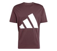 Einfaches Jersey-T-Shirt adidas Essentials Big Logo Braun S