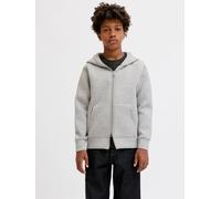 Einfarbig Kapuzenpullover Boys 140 Grau