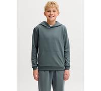 Einfarbig Kapuzenpullover Boys 164 Grün