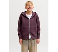 Einfarbig Kapuzenpullover Boys 176 Violett