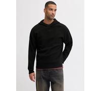 Einfarbig Kapuzenpullover XL Schwarz