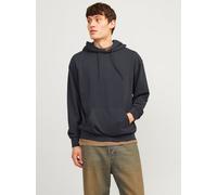 Einfarbig Kapuzenpullover XS Grau