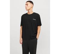 Einfarbig Loungewear Set L Schwarz