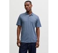 Einfarbig Poloshirt XS Blau