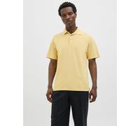 Einfarbig Poloshirt XS Gelb