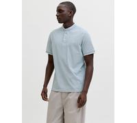 Einfarbig Poloshirt XS Mineral blue