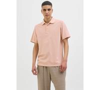 Einfarbig Poloshirt XS Rosa
