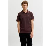 Einfarbig Poloshirt XS Rot