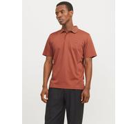 Einfarbig Poloshirt XS Rot