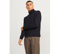 Einfarbig Rollkragenpullover XXL Schwarz