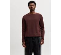 Einfarbig Strickpullover XL Violett