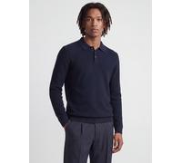 Einfarbig Strickpullover XS Blau
