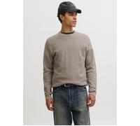 Einfarbig Strickpullover XS Braun