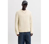 Einfarbig Strickpullover XS Grau